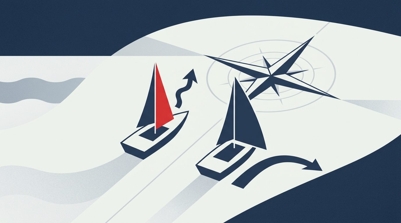 Finding the Groove: VMG vs. Soaking in Downwind Dinghy Racing